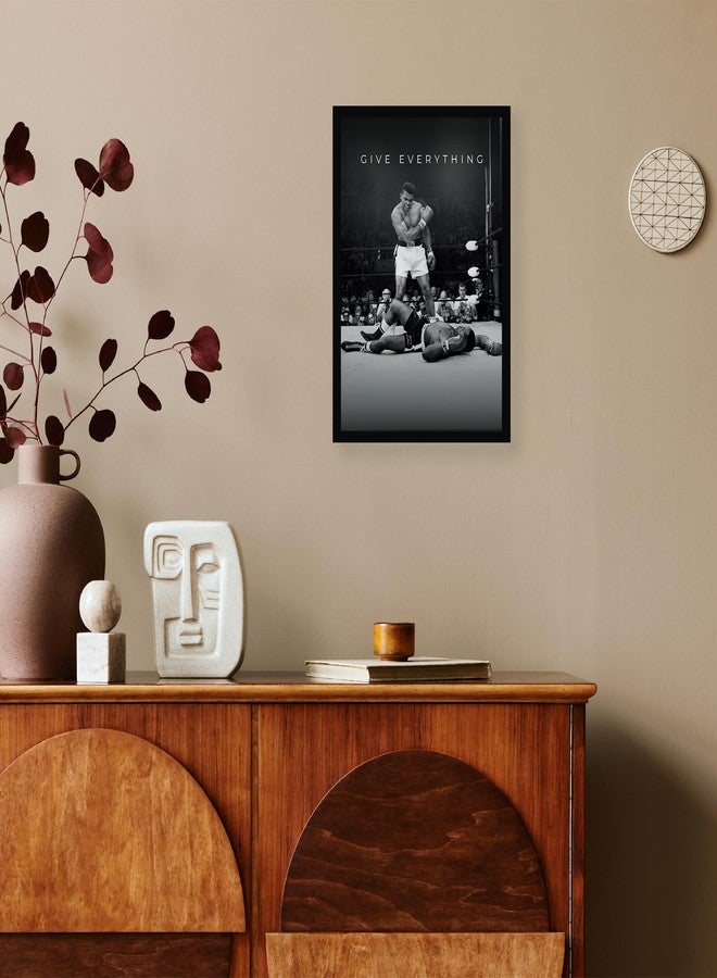 CodersParadise Boxing Legend Motivational Poster Frame | Premium A4 Framed Wall Art for Bedroom, Office & Gym | “Give Everything” Inspirational Athlete Decor for Fighters & Sports Fans - Image 4